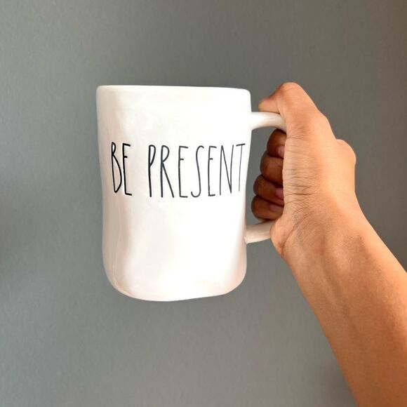 Rae Dunn “Be Present” Mug - Picture 1 of 5
